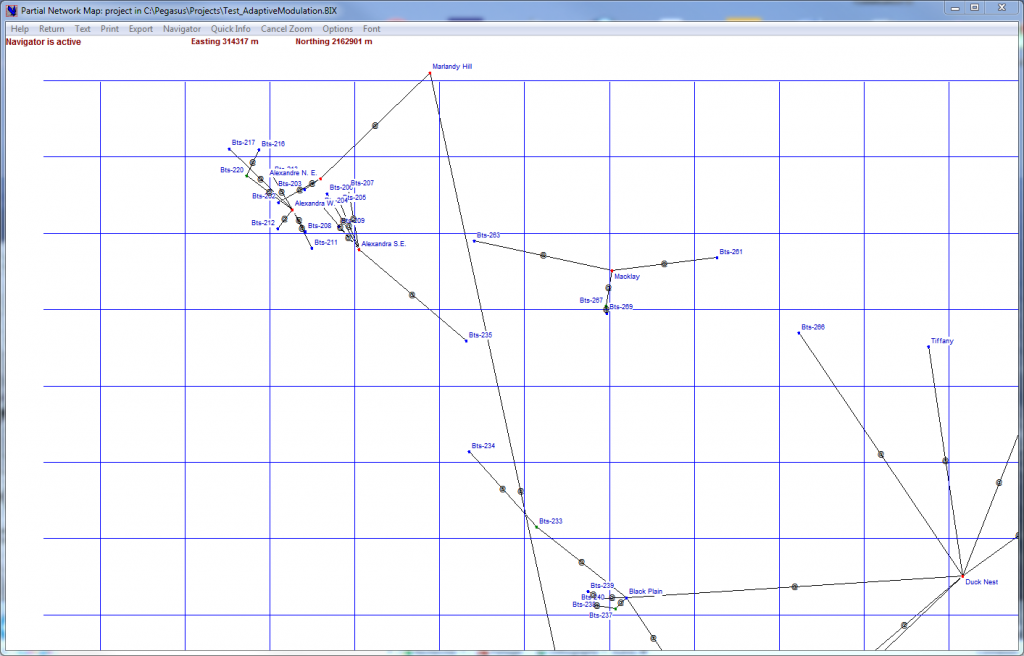 Netwok Map navigator